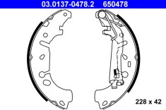 ATE 03.0137-0478.2 Set saboti frana