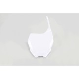 MBS Plastic numar fata Yamaha YZ125-250 2006-10, alb, Cod Produs: YA03880046