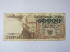 Polonia 50000 Zlotych/Zlo?i 1989 foto