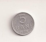 Moneda - Romania 5 bani 1975 , v3