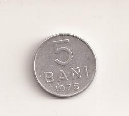 Moneda - Romania 5 bani 1975 , v3