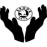 Cumpara ieftin Sticker My World Is SKODA