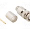 Conector RP-BNC mamă drept 50&Omega; crimpat pe cablu - AMPHENOL RF