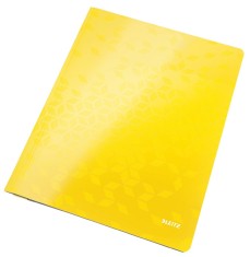 Dosar Cu Sina Leitz Wow, Carton Laminat, A4, 250 Coli, Galben foto