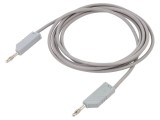 Cablu măsurare HIRSCHMANN 60VDC 30VAC 32A 2m gri alamă 934066106
