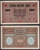 Romania 1917, 1000 LEI BGA Banca Generala Romana, WWI, Ocupatia Germana, P#M8, UNC! RARA!!!