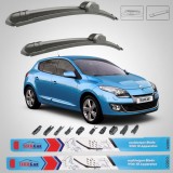 Cumpara ieftin Ștergătoare Renault Megane III Hatchback Facelift (2012&ndash;2014) TeamCar&reg; &ndash; Set față