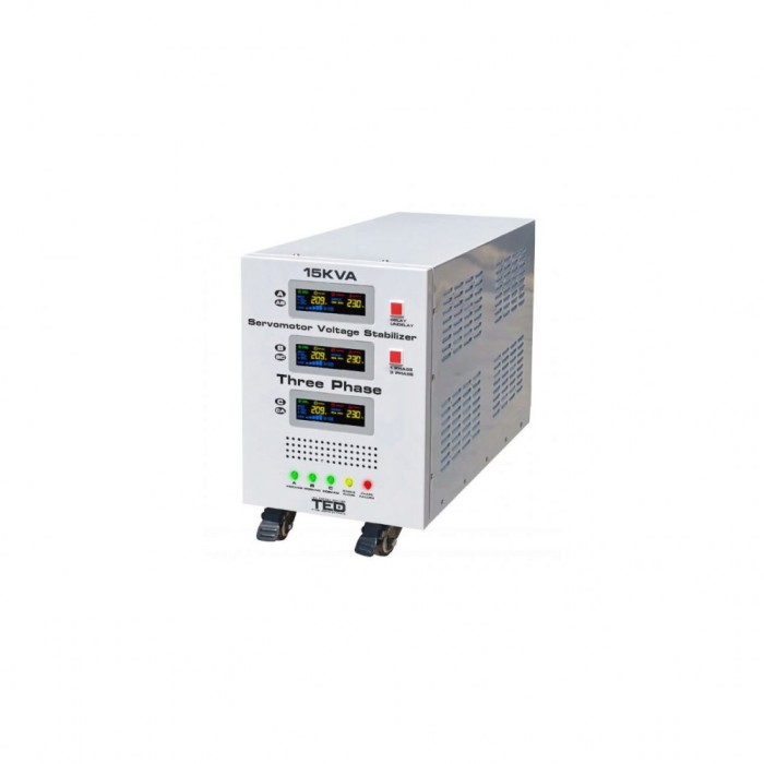 Stabilizator retea maxim 15KVA-SVC cu servomotor trifazat-trifazat TED000101