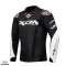 Geaca (jacheta) barbati pentru scuter - motocicleta piele Racing Ixon vara model Vortex 3 MS culoare: negru/alb Negru/alb L