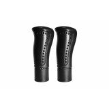 Set 2 mansoane biciclete KRIS Ergo, 120mm, culoare negru Cod:A662