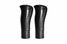 Set 2 mansoane biciclete KRIS Ergo, 120mm, culoare negru Cod:A662 foto