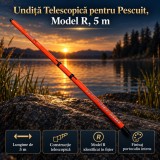 Undiță Telescopică pentru Pescuit, Model R, 5 m