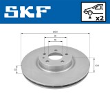 SKF VKBD 80150 V2 Disc frana