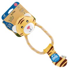Jucarie pentru caini Beco Dual material - Tigru Tilly L foto