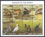 Maldive - FAUNA DIVERSA - BL - MNH, Nestampilat