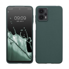 Husa kwmobile pentru Motorola Moto G23/Moto G13, Silicon, Verde, 60843.171