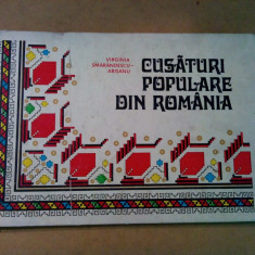 CUSATURI POPULARE DIN ROMANIA - V. Smarandescu-Arisanu - 1978, 51p.+ ilustratii