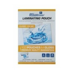 Folie laminare A4 Office Cover, lucioasa, 100 microni, top cu 100 coli