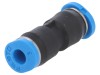 Conector Push-In Simplu FESTO QSM-4-3 NBR PBT Diametru Intrare 4mm Iesire 3mm Aer Comprimat