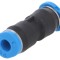 Conector push-in simplu cu garnitură NBR
