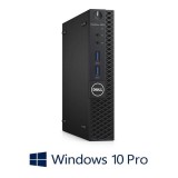 Mini PC Dell OptiPlex 3050, Quad Core i5-7500T, 8GB, 250GB SSD, Win 10 Pro