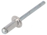 Diblu aluminiu 4,8mm x 12mm 500 bucăți