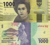 Bancnota Indonezia 1000 Rupiah 2016, Asia, UNC, Necirculata