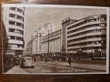 BUCURESTI - BULEVARDUL BRATIANU - PERIOADA INTERBELICA - SEPIA