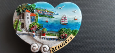 XG Magnet frigider - tematica turism - Italia - Lacul Como - Bellagio foto