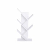 Cumpara ieftin Biblioteca mdf alb Baki 43x20x86.4 cm