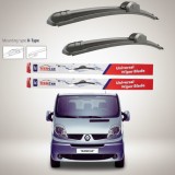 Cumpara ieftin Ștergătoare Renault Trafic II VAN (2006&ndash;2014) Flat | Set față &ndash; TeamCar&reg;