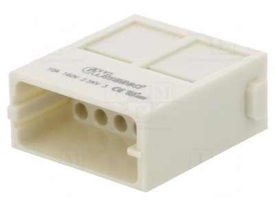 Conector HDC Modul Tată 17P 10A fără Contacte foto