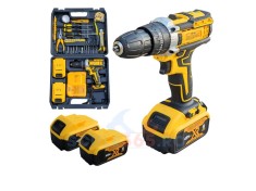 Masina de insurubat bormasina cu 2 acumulatori, 30 piese, 8AH, 48v, trusa cu valiza Protools CMP1664