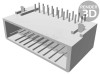 Soclu cablu-placă Dynamic D-3100D 3,81mm 20 pini 250V, TE Connectivity