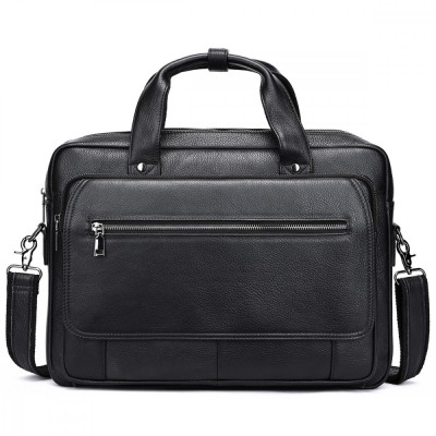 Geanta laptop 16&amp;#039; din piele naturala, BUSY LDY&amp;amp;GTM&amp;reg; Elit, neagra foto