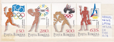 1994 Anul Internațional al Sportului LP1346 MNH Pret 2,4+1 Lei foto