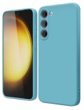 Husa de protectie din Silicon cu Microfibra la interior compatibila Samsung Galaxy A35 5G, Albastru, Oem