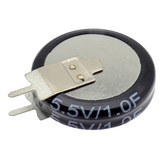 C 1.0F/5.5Vdc 19.2x4.8mm 2p vertical Panasonic