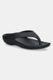 Crocs șlapi Mellow Recovery Flip culoarea negru, cu toc plat, 211100