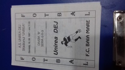 program Unirea Dej - FC Baia Mare foto