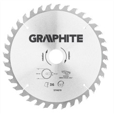 Panza ferastrau circular 36 dinti varfuri HM 216x30mm GRAPHITE 57H679 HardWork ToolsRange