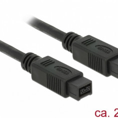 Cablu Firewire IEEE1394 9 pini la 9 pini 2m, Delock 82599