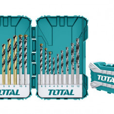 Total - Set Burghie Pentru Metal/beton/lemn 16 Buc