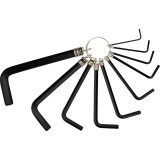 Set chei imbus lungi Topex 1.5-10 mm, 10 piese, otel Cr-V
