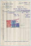 Romania, Uniunea Farmaceutica Franceza, J.M. Dillan, Factura, Bucuresti, 1933