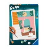 Cumpara ieftin Set pictura pe numere pentru adulti Ravensburger CreArt - Vibe de vacanta