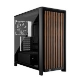 Carcasa Corsair 4000D WOOD RS Mid Tower, Negru, RGB