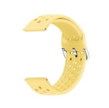 Curea din silicon, compatibila Huawei Watch GT 7 46mm, telescoape Quick Release, 22mm, Galben