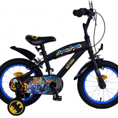Bicicleta pentru baieti Batman, 14 inch, culoare negru, frana de mana fata si sp PB Cod:21531-SAFW