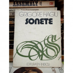 SONETE , GRIGORE HAGIU